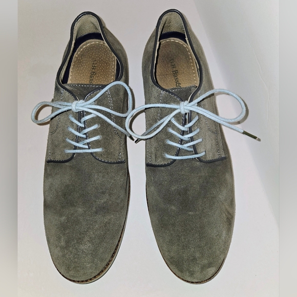 G.H. Bass & Co Men\'s 11 Buckingham Gray Suede Oxfords main image 4